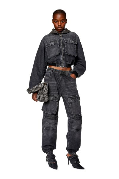 Damen Diesel De-Khlo-S Schwarz Jacken Rabattabzug