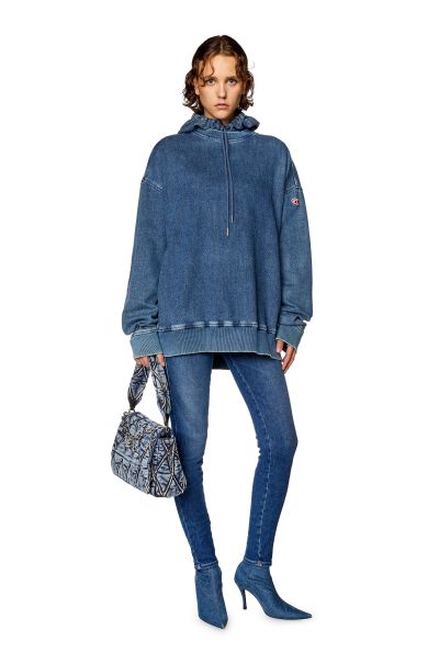 Damen Super Skinny Jeans 2018 Slandy-Low 09F86 Mittelblau Produktstandard Diesel Jeans