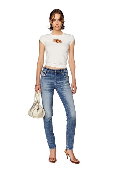 Jeans Skinny Jeans 2015 Babhila 09G35 Damen Mittelblau Diesel Wartungsfreundlich