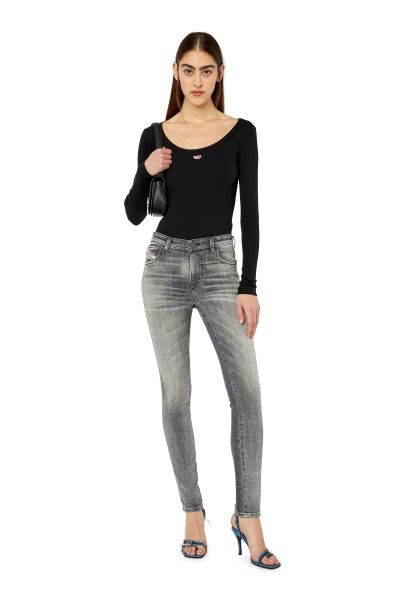Grau Damen Mode Jeans Diesel Skinny Jeans 2015 Babhila 09E71