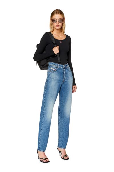 Jeans Straight Jeans 1956 D-Tulip 007P9 Damen Diesel Mittelblau Online