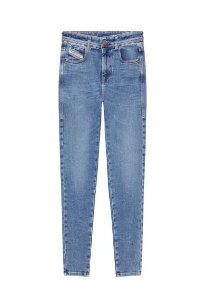 Damen Eleganz Super Skinny Jeans 1984 Slandy-High 09D62 Mittelblau Jeans Diesel